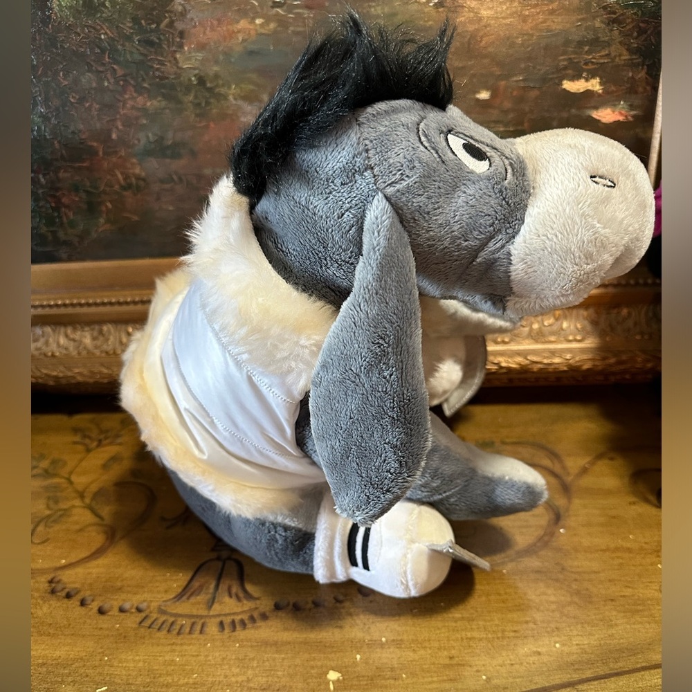 RARE 2011 Disney Store Ice Skating Eeyore Winter Coat Plush Limited Edition HTF